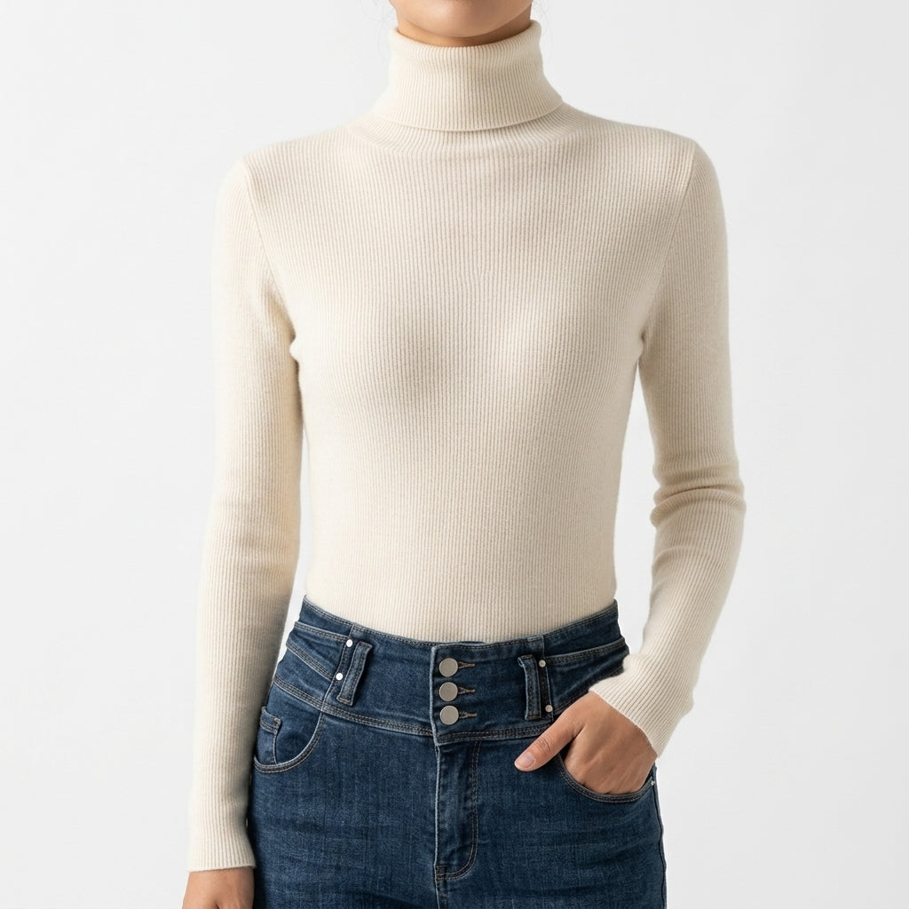Thea Cashmere Turtleneck