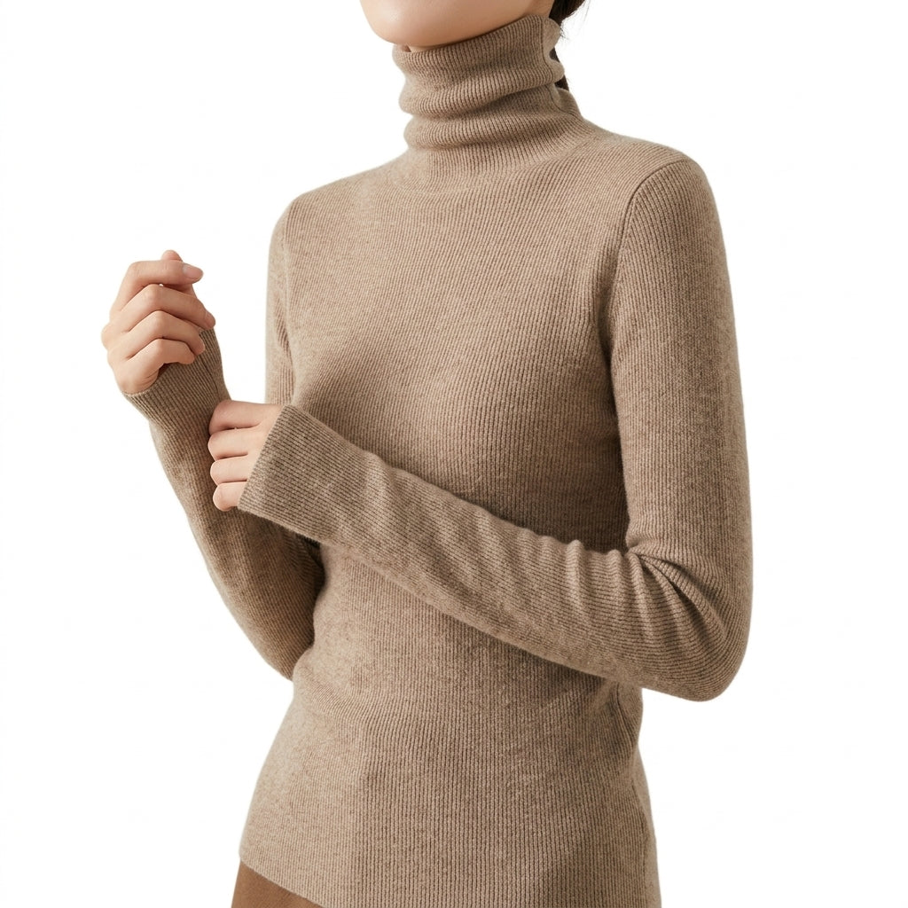 Thea Cashmere Turtleneck