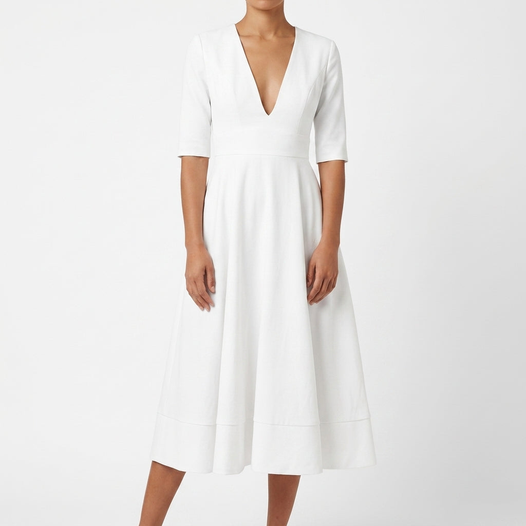 Genevieve Fit-and-Flare Midi Klänning