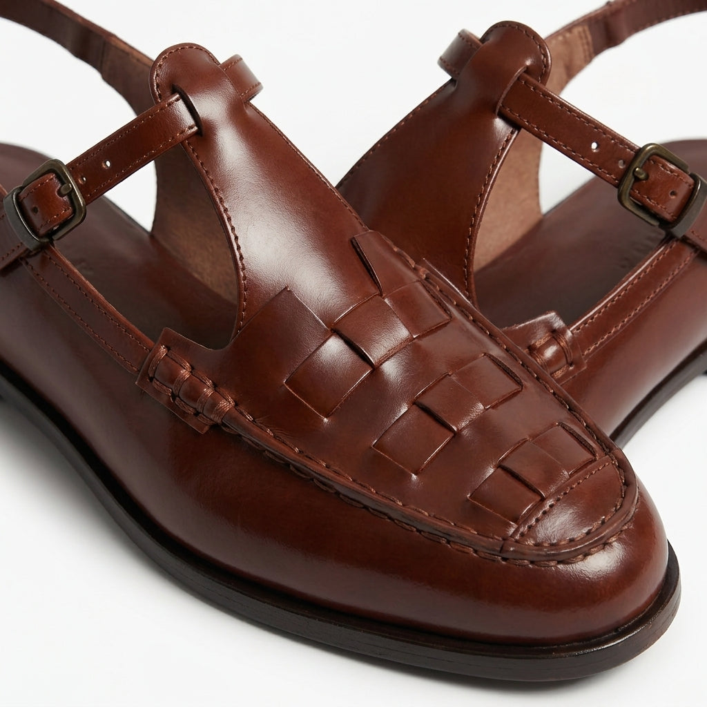 Montera Läder Sandaler