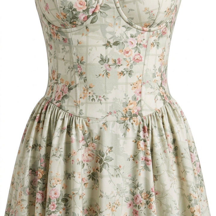 Verity Floral Midi Klänning