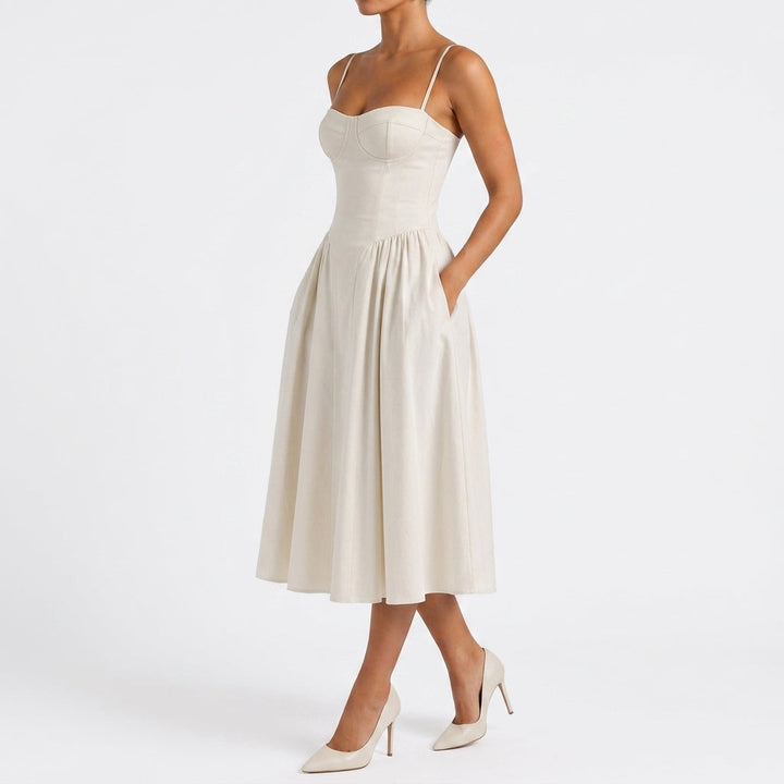 Verity Floral Midi Klänning