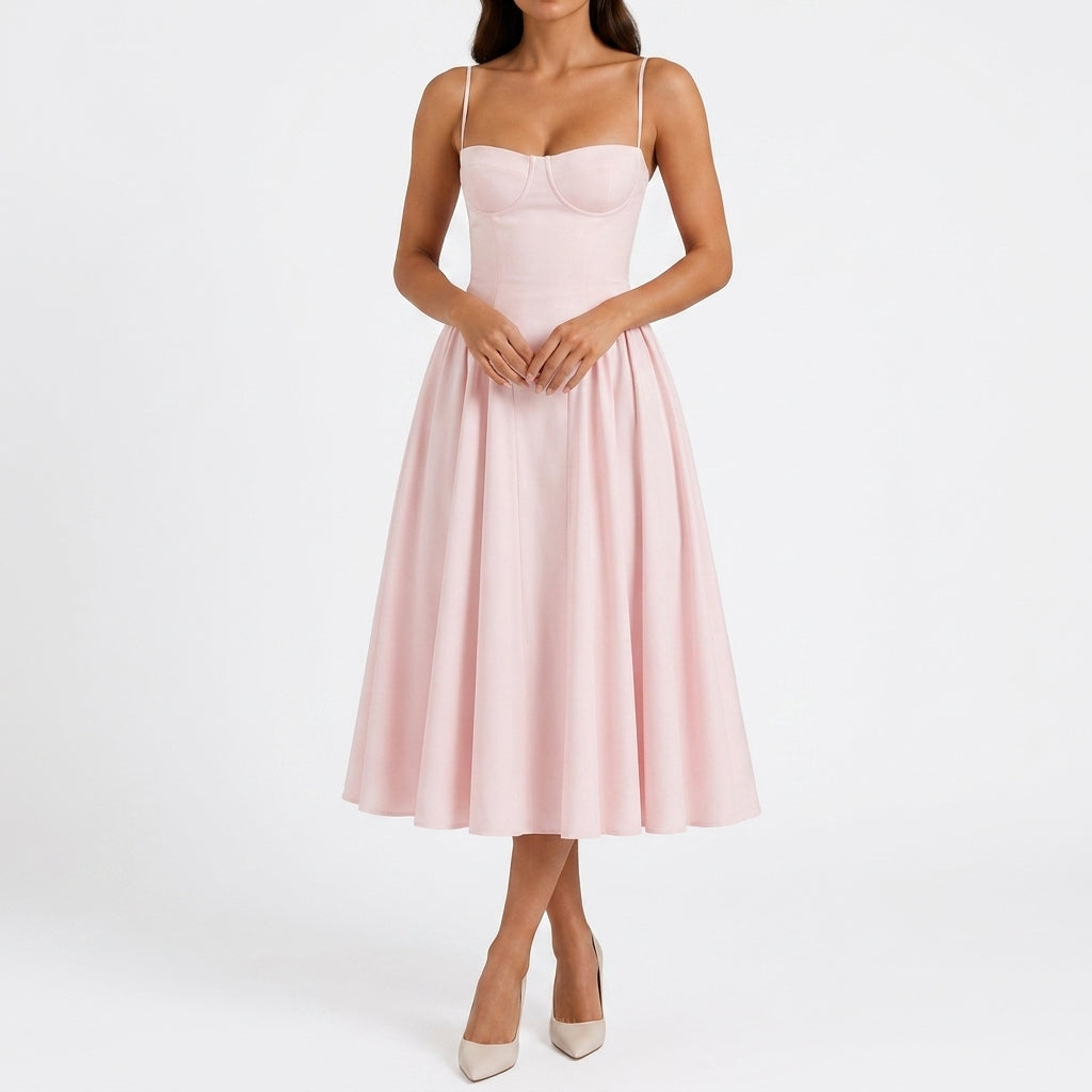 Verity Floral Midi Klänning