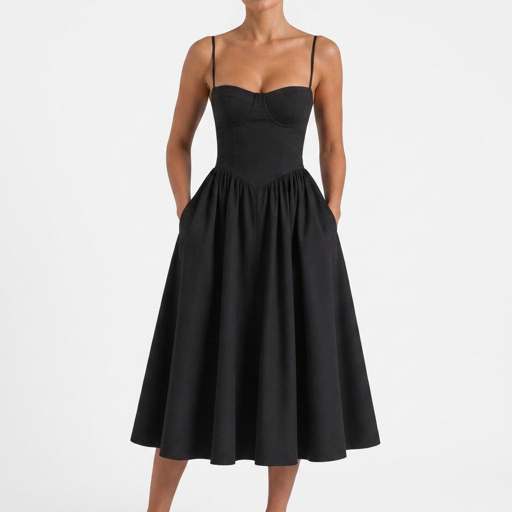 Verity Floral Midi Klänning