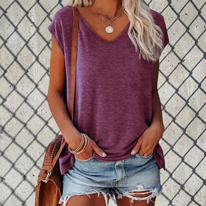 Cecilia Bomull T-shirt