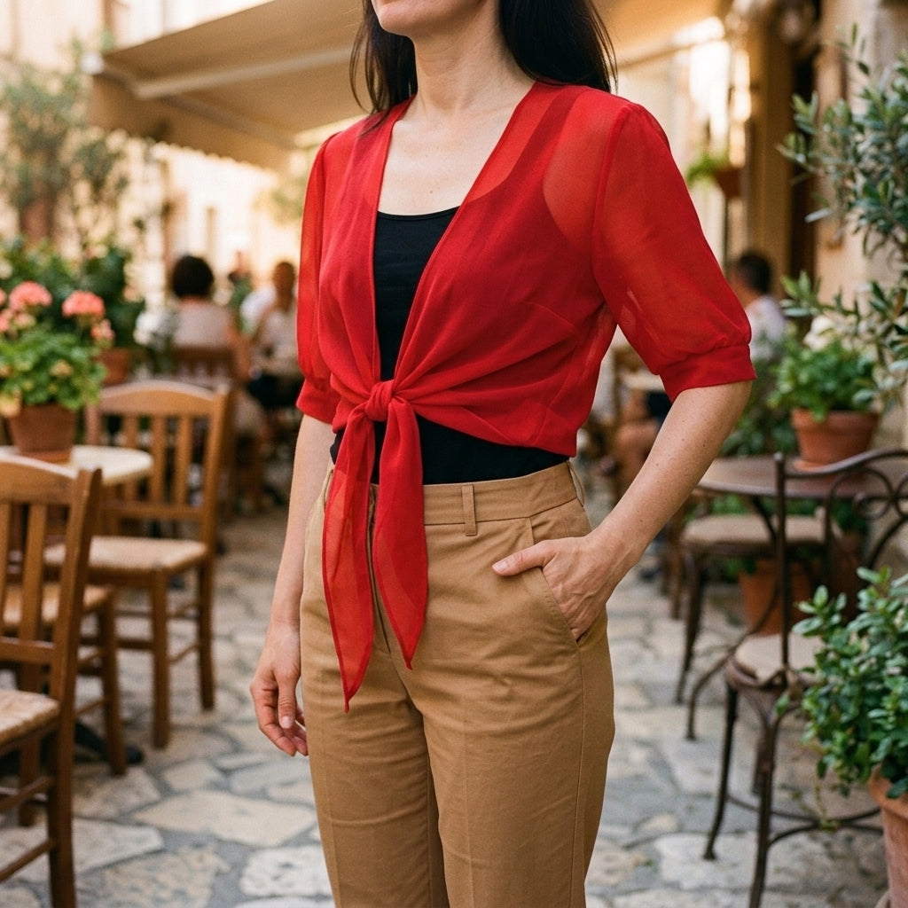 Eleanor Genomskinlig Kavaj