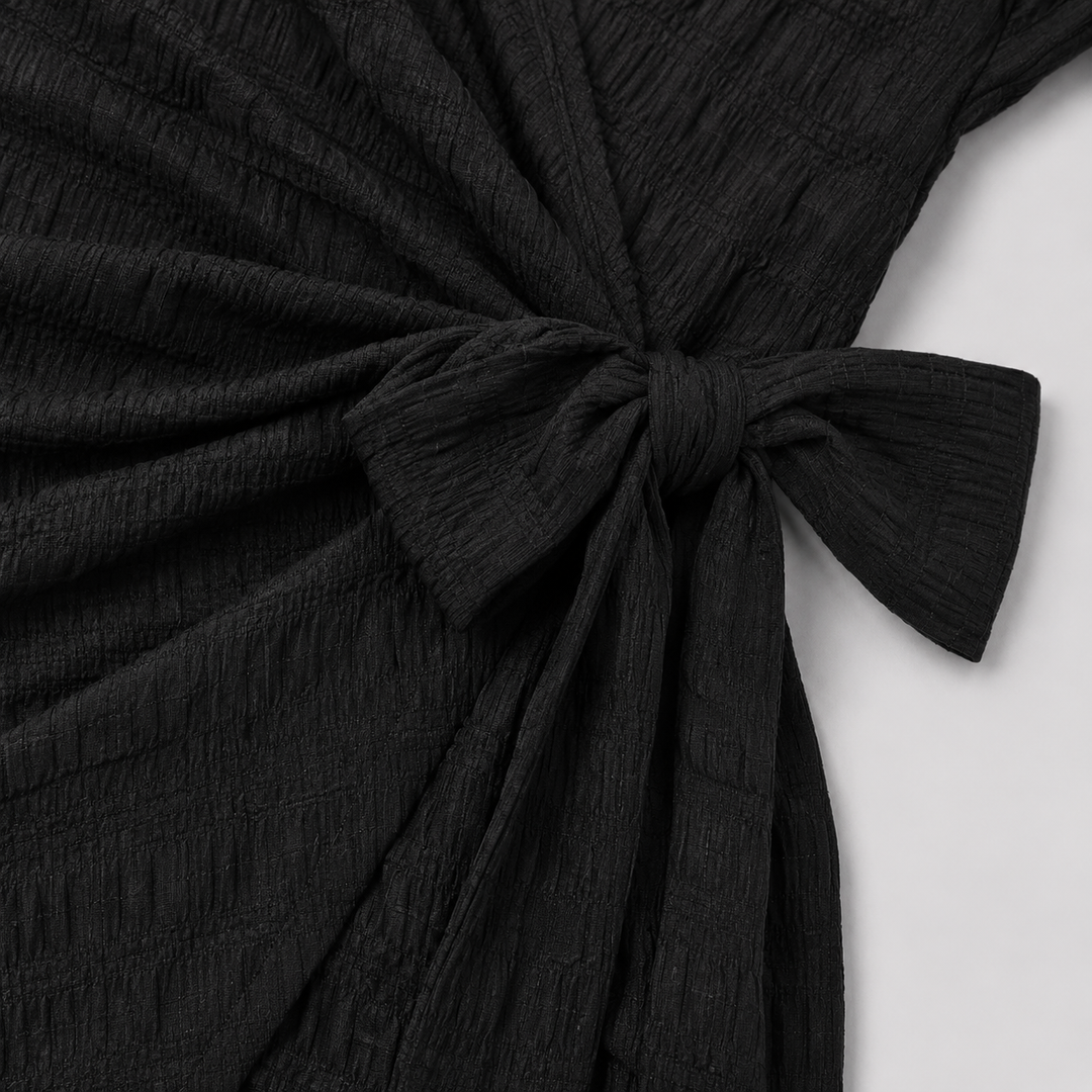 Noirelle Wrap Mini Klänning