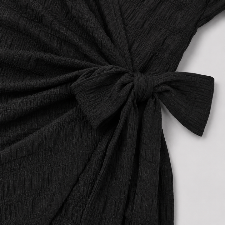 Noirelle Wrap Mini Klänning