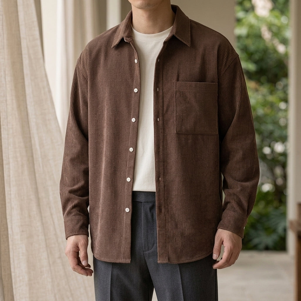 Knox Corduroy Skjorta