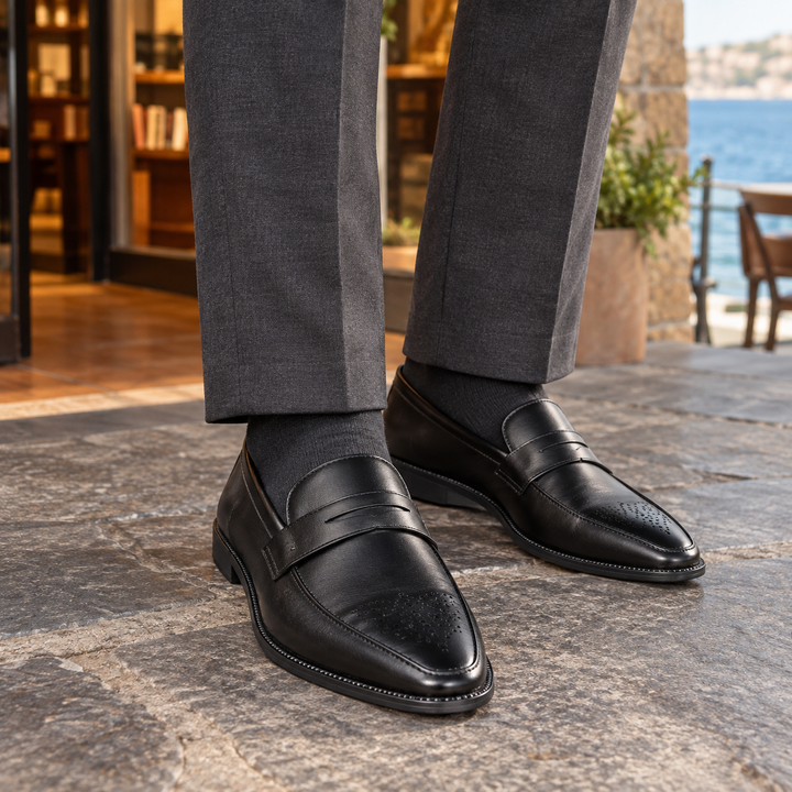 Viterbo Spetsiga Loafers
