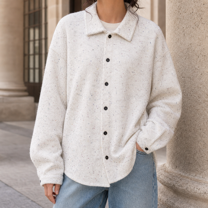 Wilhelmina Textured Overshirt