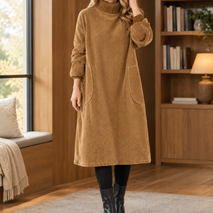 Delphine-Elise Turtleneck Klänning