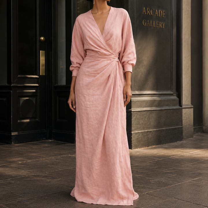 Valentina-Louise Wrap Maxi Klänning