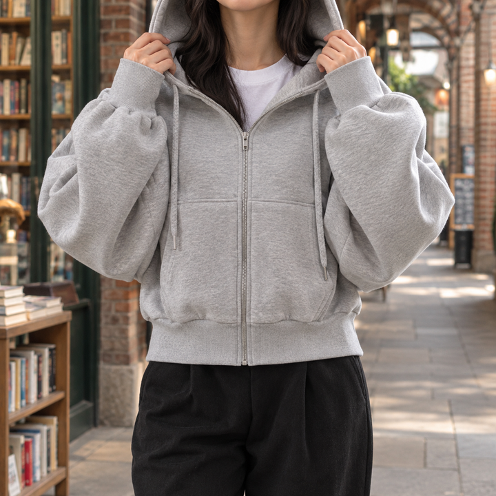 Maylis Cropped Hoodie