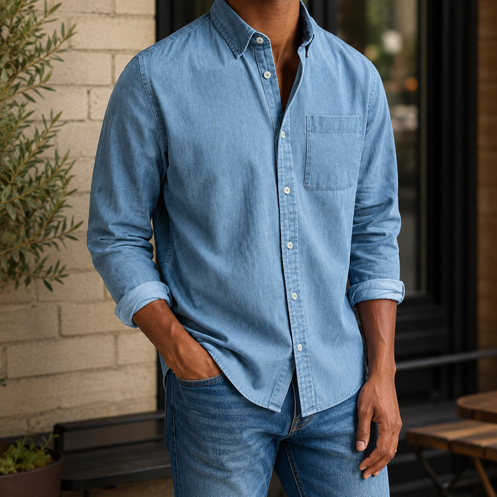 Carter Chambray Skjorta