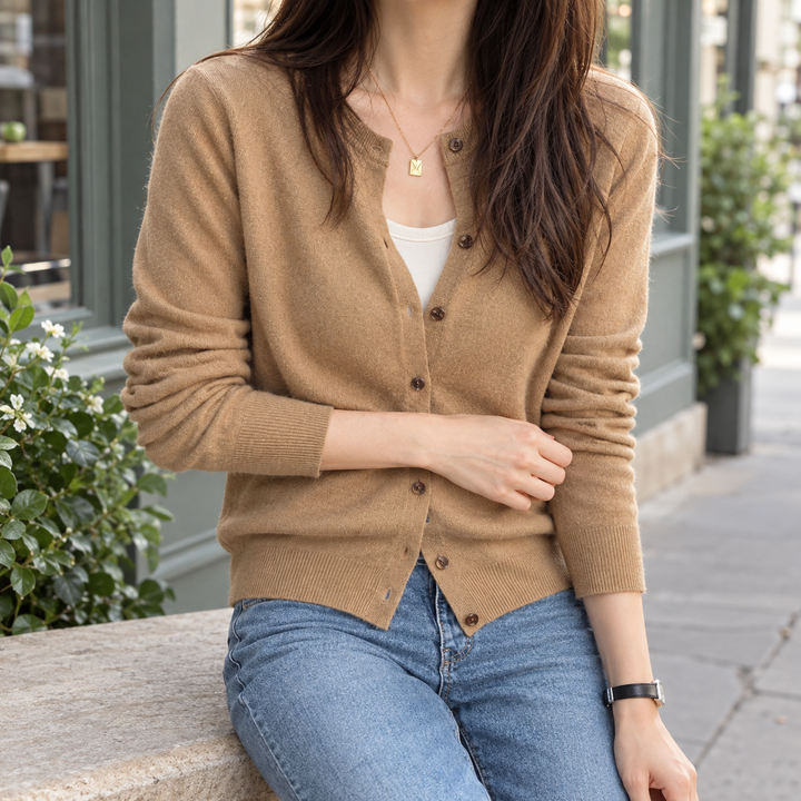 Iolanthe Crew Neck Cardigan