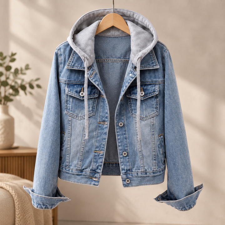 Josephine-Eve Hooded Denimjacka