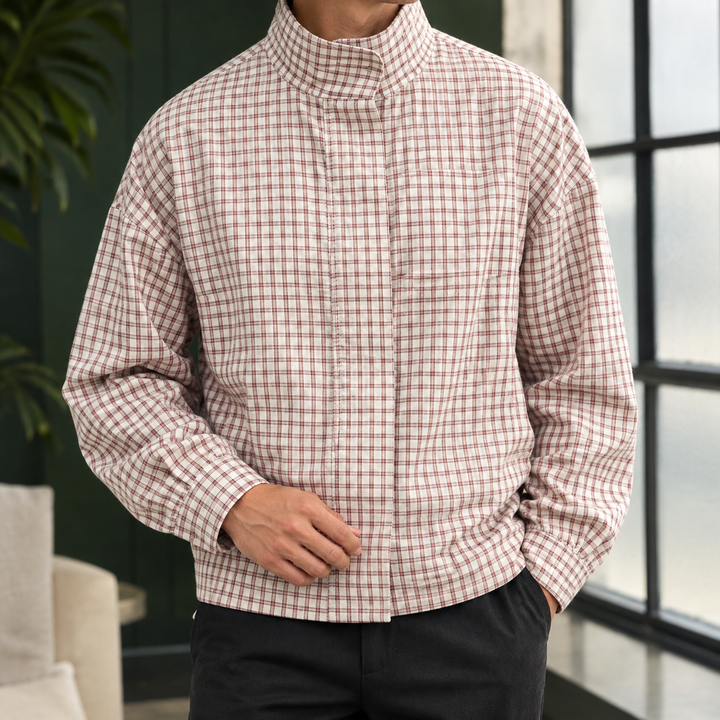 Leo-Grant Rutig Overshirt
