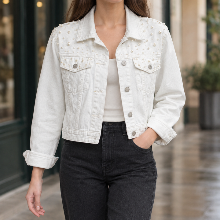 Annabelle-Jade Beadad Denimjacka