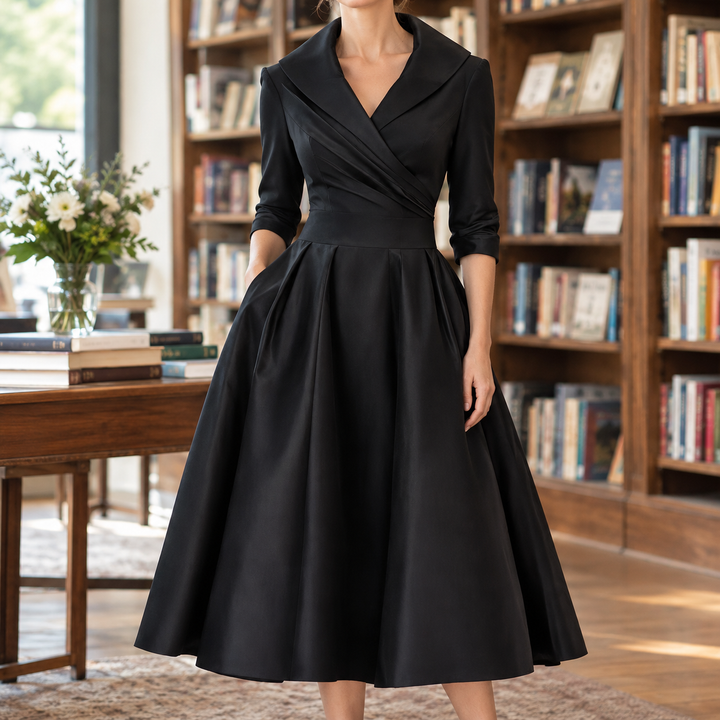 Tessa Wrap Midi Klänning