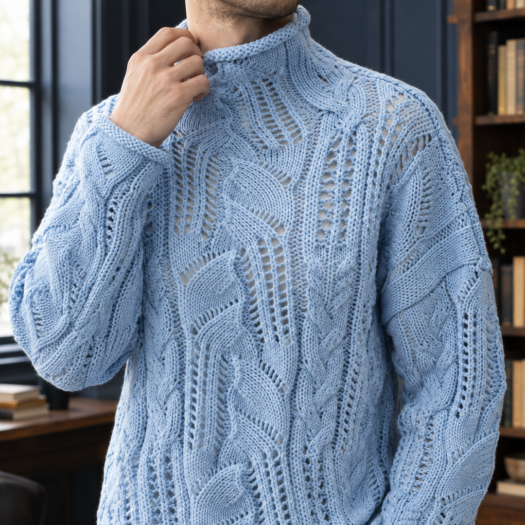 Wendell-James Öppen Arbets Sweater