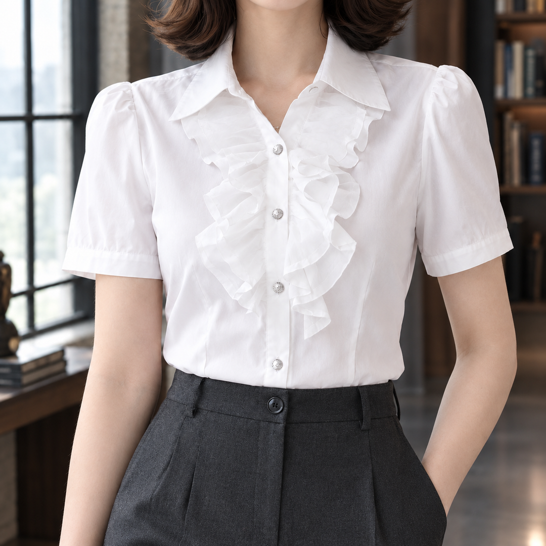 Heidi Ruffle Blus