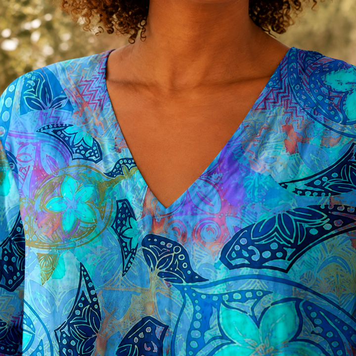 Sabine-Kate V-ringad Blus