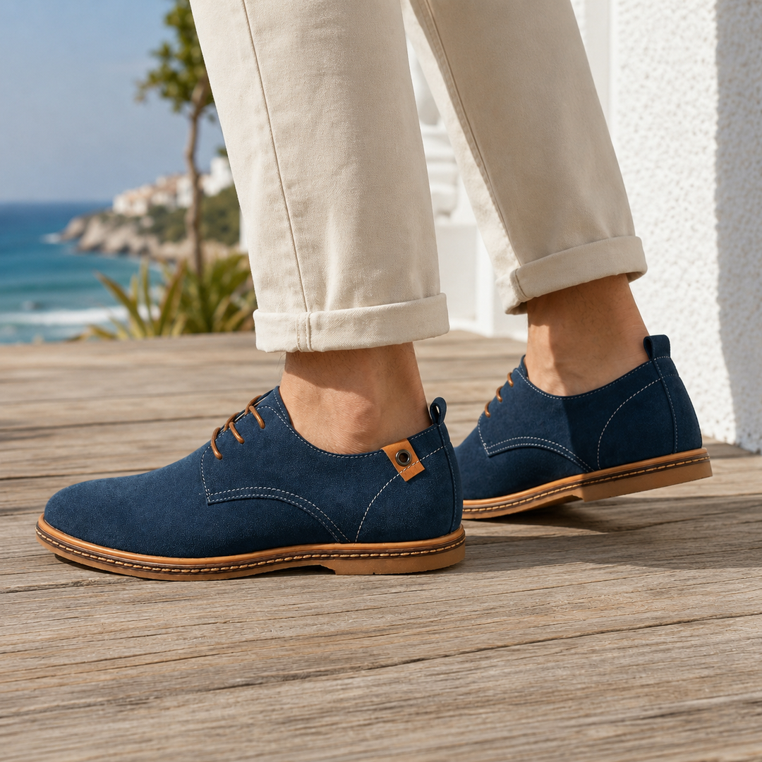 Santoro Suede Derby Skor