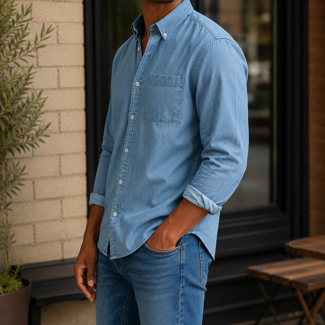 Carter Chambray Skjorta