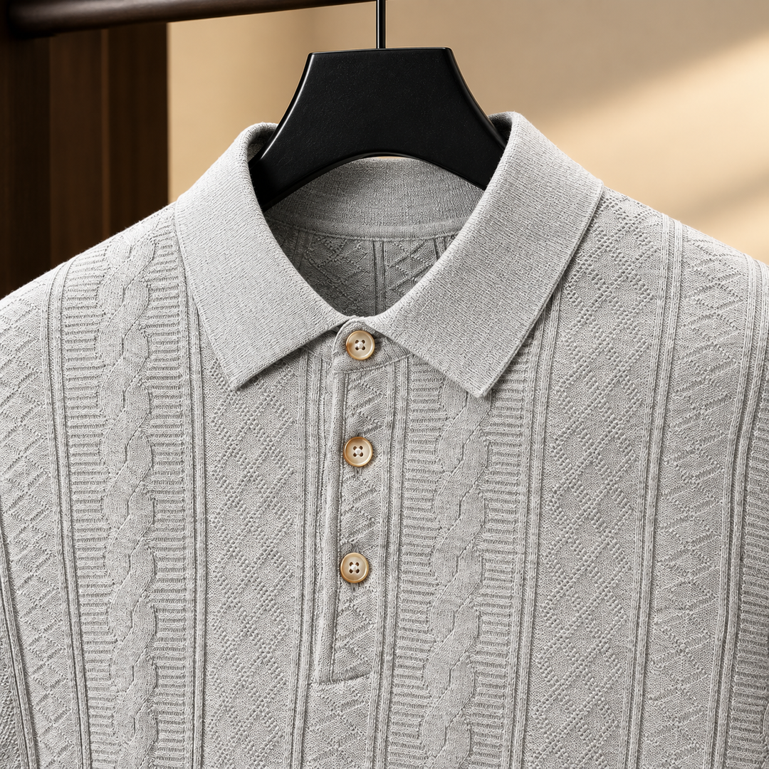 Gilles-Wade Texturerad Polo