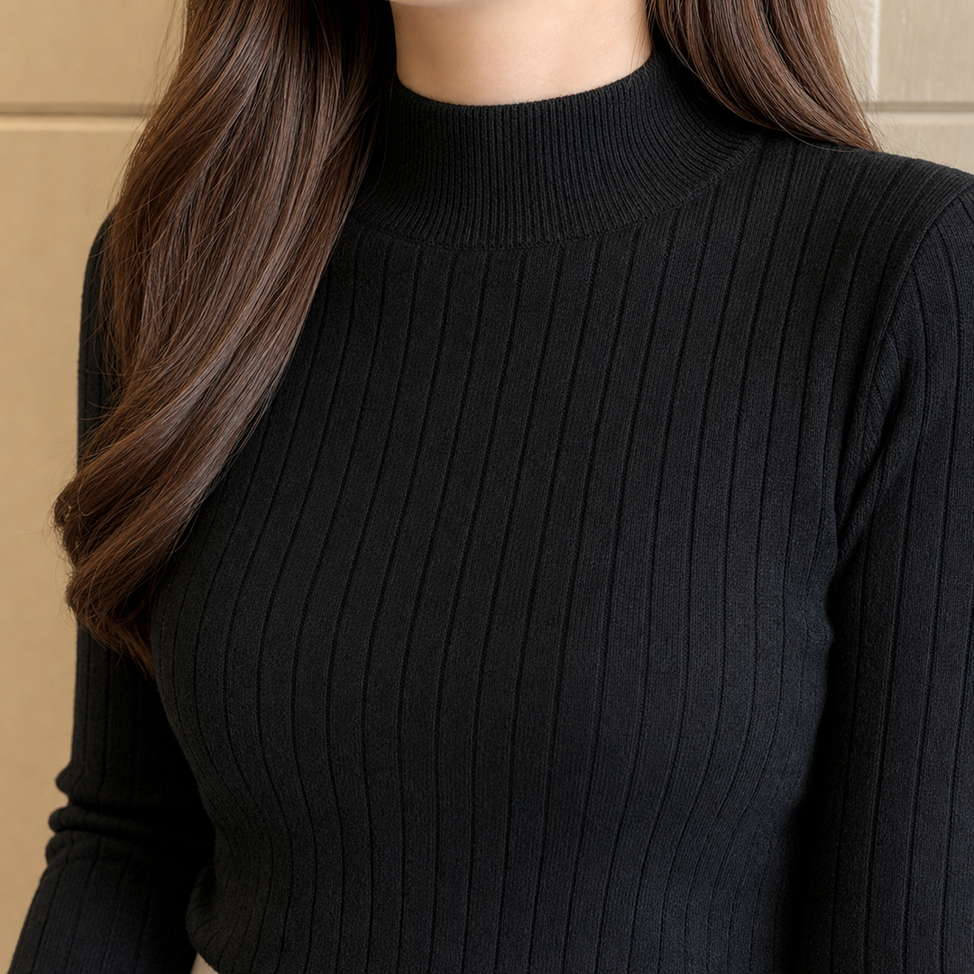 Bettina-Skye Mock Neck Top