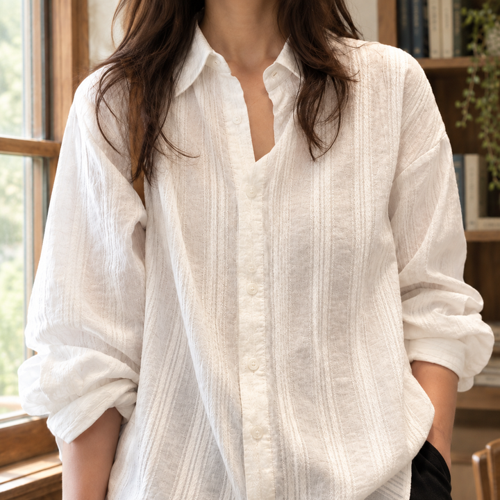 Mathilde Jacquard Skjorta