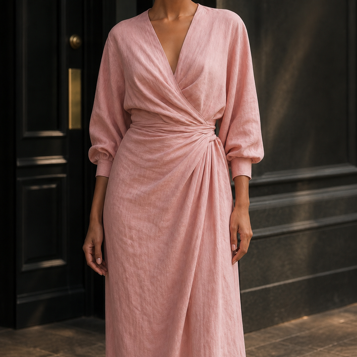 Valentina-Louise Wrap Maxi Klänning