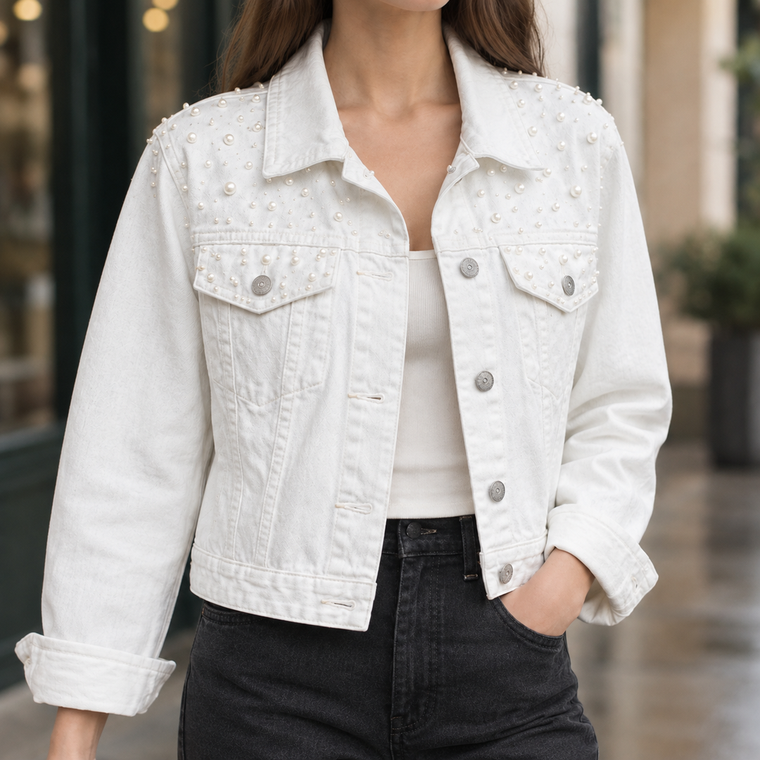 Annabelle-Jade Beadad Denimjacka