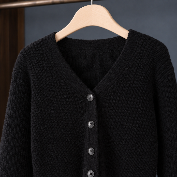 Raven Ribbad Cardigan