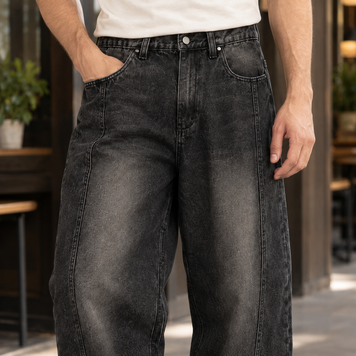 Sigmund-West Segmenterade Jeans
