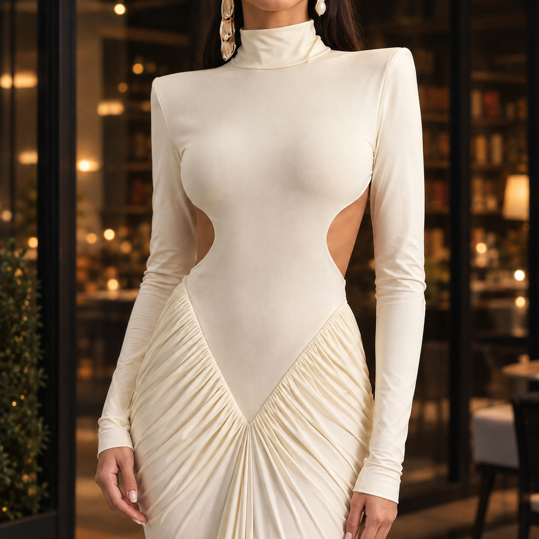 Ambrosine Cutout Maxi Klänning