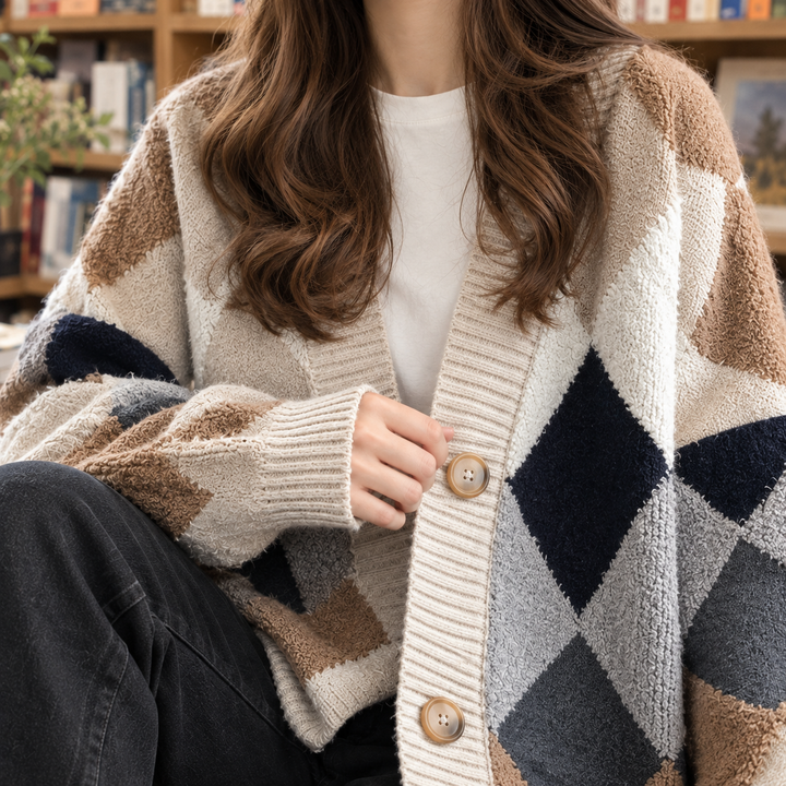 Clarisse Argyle Cardigan