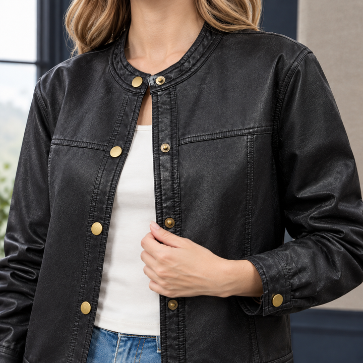 Gillian-Grace Snap Front Jacket