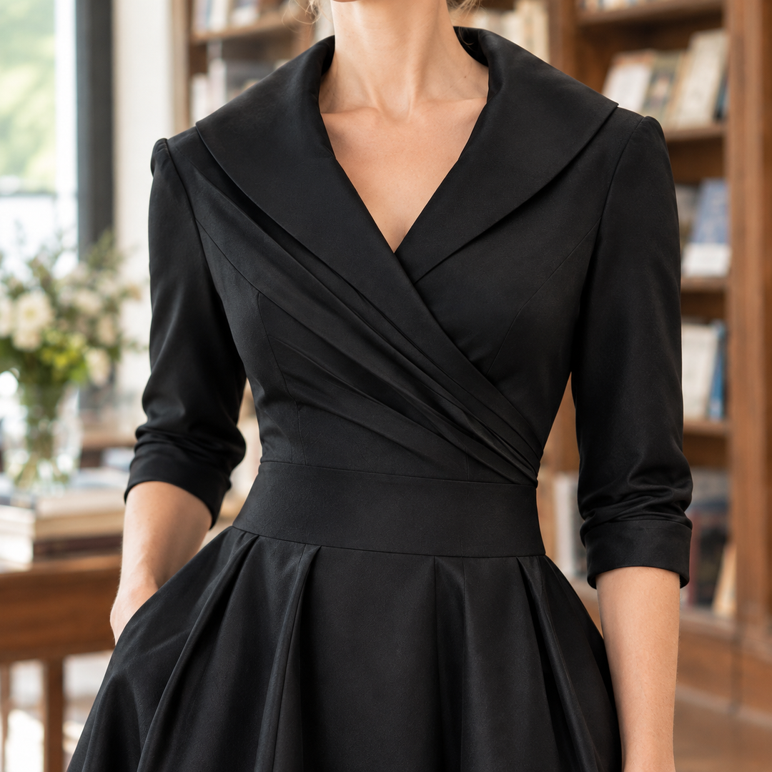 Tessa Wrap Midi Klänning