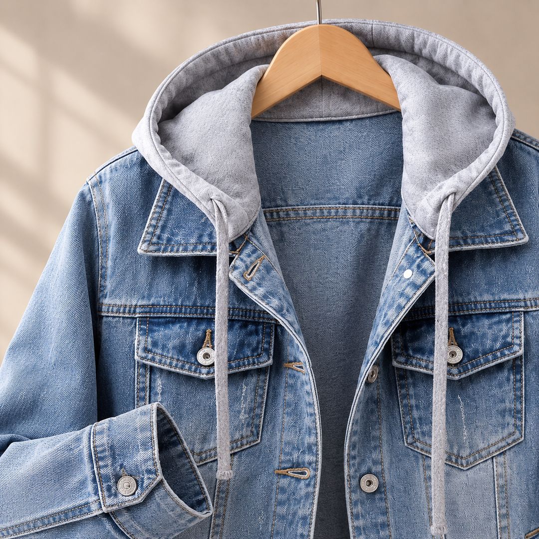 Josephine-Eve Hooded Denimjacka