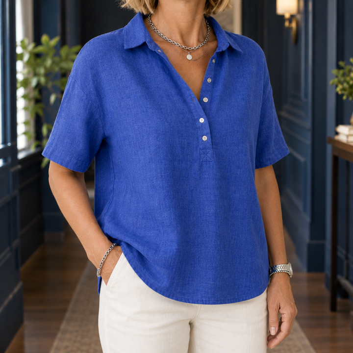 Anais-Pearl Kragad Blus