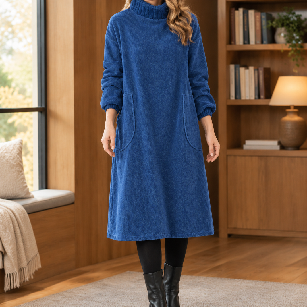 Delphine-Elise Turtleneck Klänning