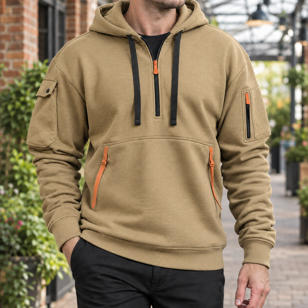 Griffin Half-Zip Hoodie