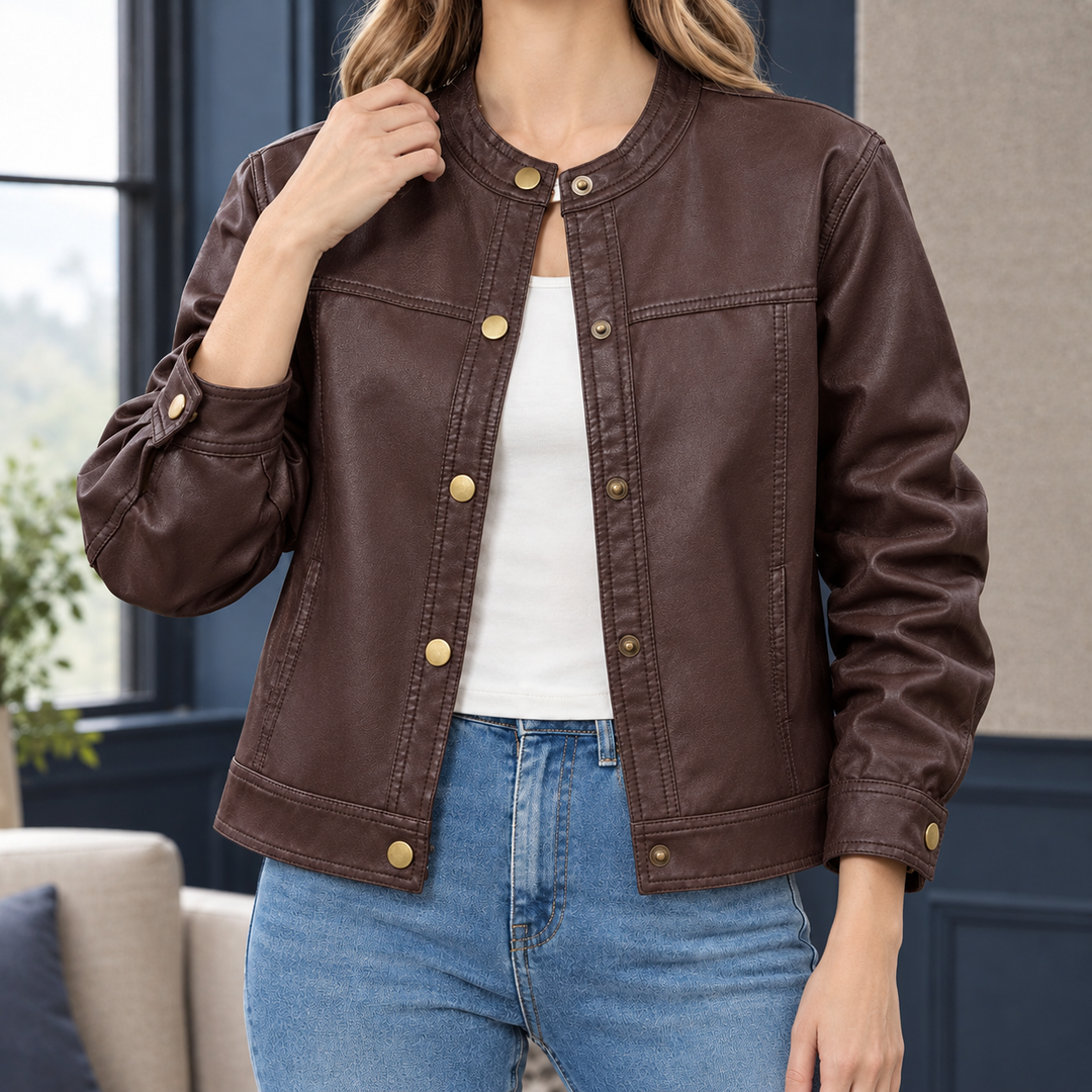 Gillian-Grace Snap Front Jacket