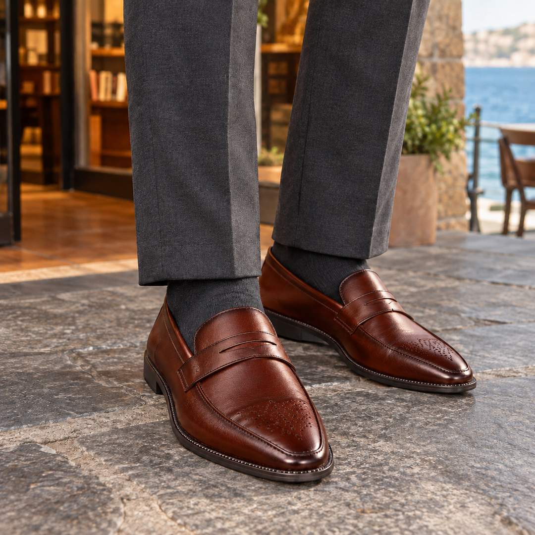 Viterbo Spetsiga Loafers