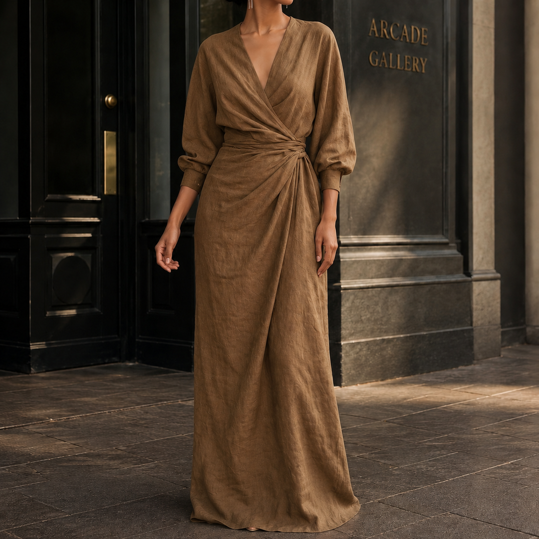 Valentina-Louise Wrap Maxi Klänning