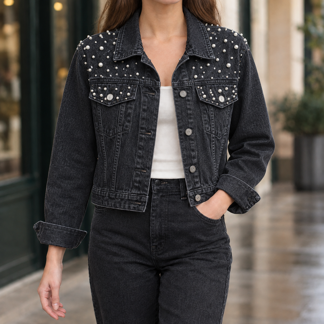 Annabelle-Jade Beadad Denimjacka