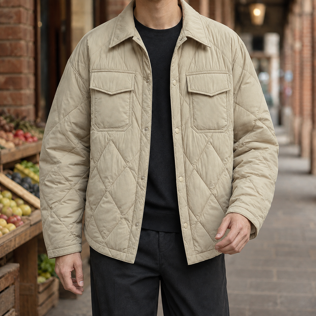 Odilon Vadderad Overshirt