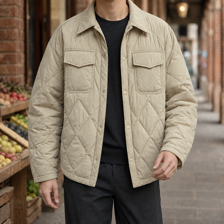 Odilon Vadderad Overshirt